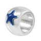 Μεταλλική Ζάμακ Χάντρα Αστέρι με Σμάλτο 15x10mm (Ø10mm)