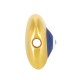 Μεταλλική Ζάμακ Χάντρα Μάτι με Σμάλτο 7.6mm/3.3mm Ø1.1mm