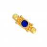 24K Gold Plated/ Dark Blue