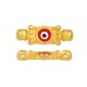 Distanciador Doble Zamak Ojo Esmaltado 7.5x12mm (Ø1.8mm)