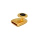 Fermoir rond en Zamak Émaillé 21 x 15 mm Ø 10.2 x 2.1 mm