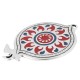Enameled Zamak Pendant Pomegranate 48x69mm