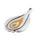 Colgante de Zamak Esmaltado con ajo 30 x 51 mm