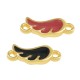 Conector de Metal Zamak Ala Esmaltada 12x7mm