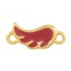 Conector de Metal Zamak Ala Esmaltada 12x7mm
