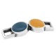 Conector de Metal Zamak Barra con Esmalte 25x8mm(Ø3.8x3mm)