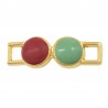 Placcato oro 24K/ Menta/ Terracotta