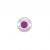 Argent 999° plaqué antique/violet fluo
