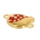 Enameled Zamak Connector Pomegranate 12x13mm