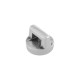 Zamak Slider Round w/ Evil Eye & Enamel 6mm (Ø3.2x1.7mm)