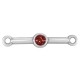 Barrette de Connexion en Zamak Émaillé 20 mm Ø 1.2 mm