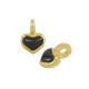 Colgante de Metal Zamak Corazón Esmaltado 5mm