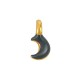 Charm en Zamak Émaillé Demi-Lune 4 mm