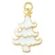 Charm en Zamak Émaillé Arbre de Noël 11X16Mm
