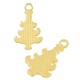 Charm en Zamak Émaillé Arbre de Noël 11X16Mm