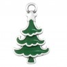 Argent 999° plaqué antique/ Vert