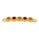 Conector de Metal Zamak con Esmalte 24x5mm(PP18)