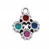 999° Silver Antique Plated/Multi