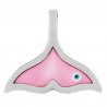 Argent 999° plaqué antique/rose transparent/bleu clair/blanc/noir