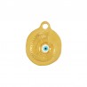 Oro 24K/0,12 µm/ Blanco/ Turquesa Howlita/ Negro