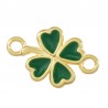 Placcato oro 24K/ Verde oliva scuro