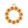 Plaqué or 24 carats/ Magenta