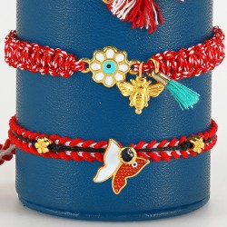 Breloque en Zamak Émaillé Papillon avec œil Maléfique 12 x 13 mm