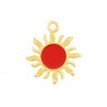 Plaqué or 24 carats/ Rouge