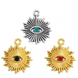 Charm en Zamak Émaillé « Evil Eye » 15 mm