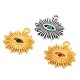 Colgante Ojo de buena suerte de Metal Zamak Esmaltado 15mm