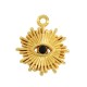 Colgante Ojo de buena suerte de Metal Zamak Esmaltado 15mm