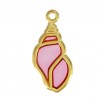 Plaqué or 24 carats/ Rose transparent