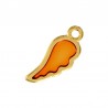24K Gold Plated/Transparent Topaz Brown