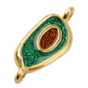 24K Oro/ Multicolore Trasparente