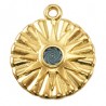24K Oro/ Blu Trasparente