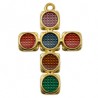 24K Gold Plated/Multi Transparent