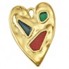24K Gold Plated/ Multi Transparent