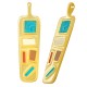 Enameled Zamak Charm Rectangular 16x45mm