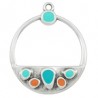 999° Silver Antique Plated/ Veraman/ Multi