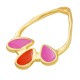 Enameled Zamak Pendant Teardrop 28x45mm
