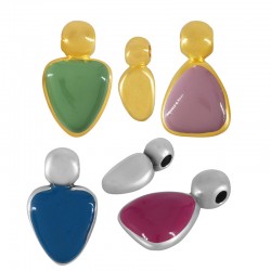 Ensemble de Curseurs en Zamak Émaillé 11 x 18 mm et 6 x 13 mm Ø 2.2 mm