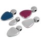 Enameled Zamak Slider Family Set 11x18mm & 6x13mm Ø2.2mm