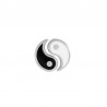 Argent 999° plaqué antique/ Blanc/ Noir