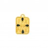 24K Gold Plated/ Grey