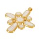 Enameled Zamak Pendant Cross 34x38mm