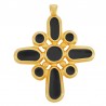 Plaqué or 24 carats/ Noir