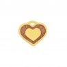 24K Gold Plated/ Transparent Violet