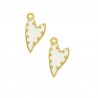 Plaqué or 24 carats / Ivoire