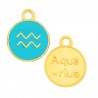 Plaqué or 24 carats/turquoise