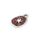 Colgante de Metal Zamak Estrella de Mar con Esmalte 10x12mm